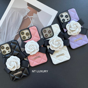 Coque de téléphone fille à fleurs 