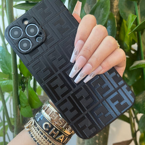 Black Trendy Phone Case (Fancy)