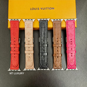 Faux Leather Fancy Watchband For iWatch
