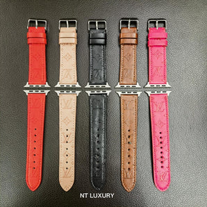 Faux Leather Fancy Watchband For iWatch