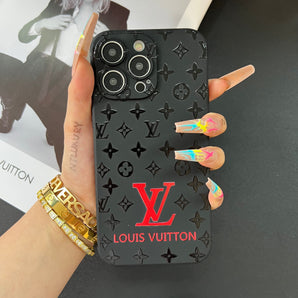 Black Trendy Phone Case ( Down Love For Red)