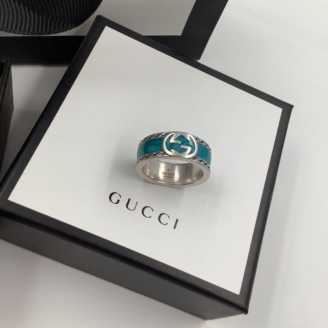 Blue- Green Good Ring & Armband