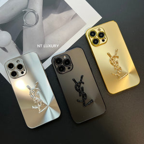 Coque de téléphone à paillettes « Oui » *UNE FOIS RÉCEPTIONNÉE, RETIREZ LA COUCHE DE PLASTIQUE* 