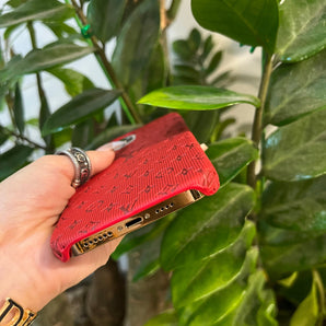Étui de téléphone « Amour coloré » (rouge) 