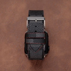 Bracelet classique en cuir fait main pour Apple Watch
