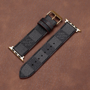Bracelet classique en cuir fait main pour Apple Watch