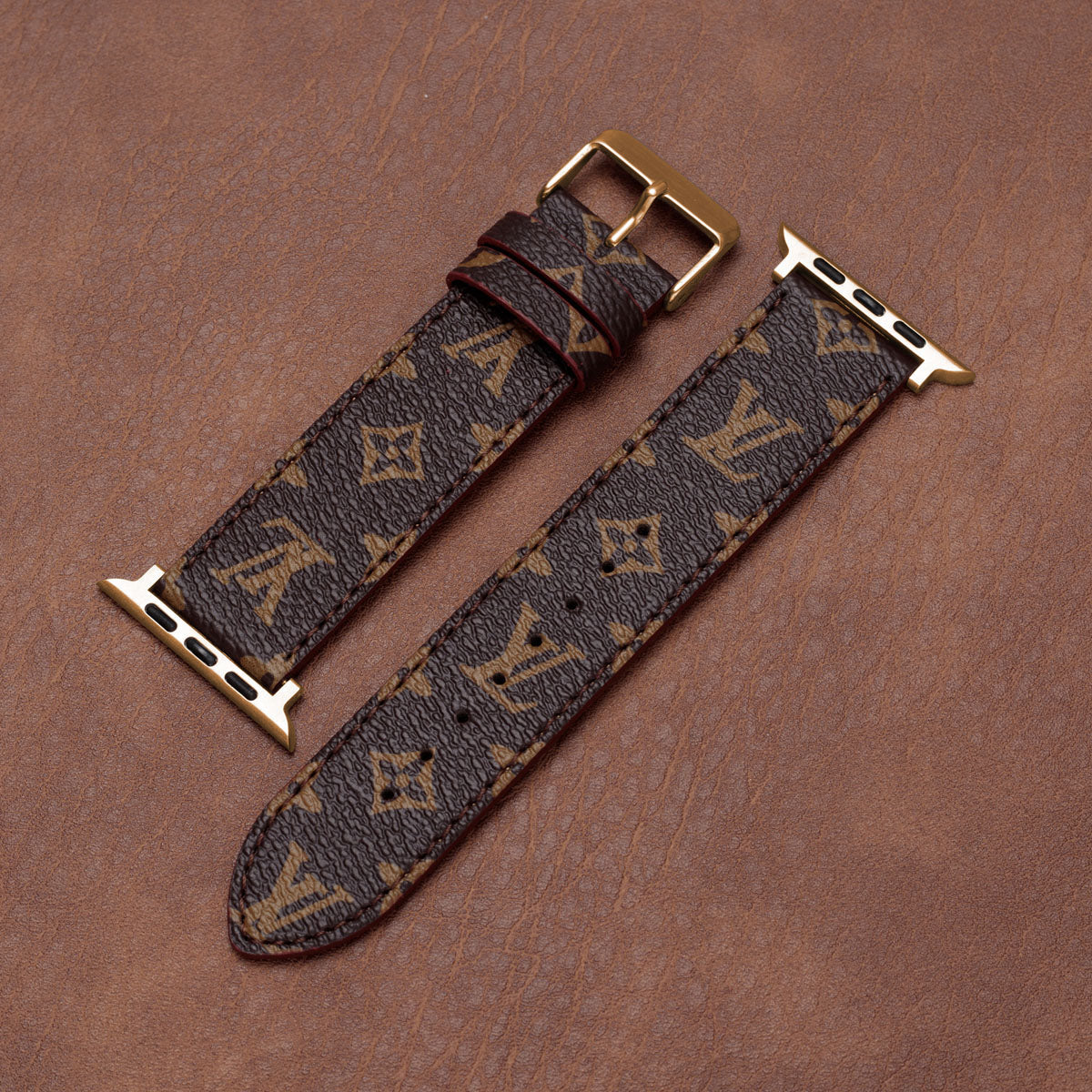 Bracelet classique en cuir fait main pour Apple Watch