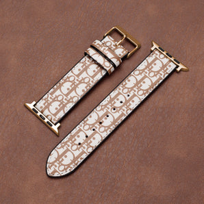 Bracelet classique en cuir fait main pour Apple Watch