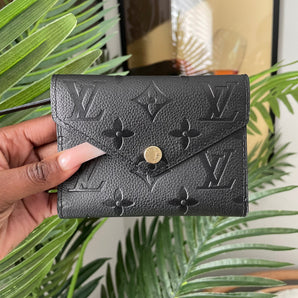 Black Logo Wallet *comes with box*