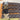 Horizontal Textured Buckle Belt (Brown Latticed)