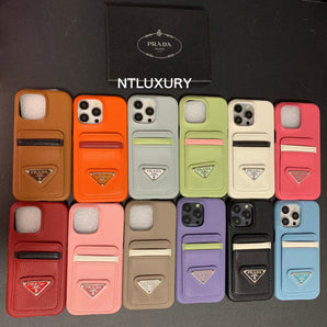 Handyhülle mit Litschi-Muster und Tasche für iPhone 