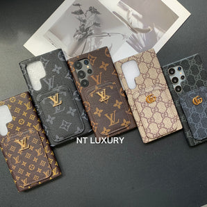 Simple Love Design Samsung Case with Purse