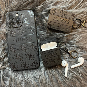 Black Trendy Airpods Case (M GU)