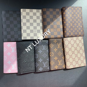 Floral Design Passport Wallet with Box
