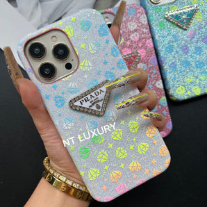 iPhone-Hülle mit Diamant-P-Design 