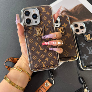 Silbernes „Side Love“-Design für iPhone mit Seil 