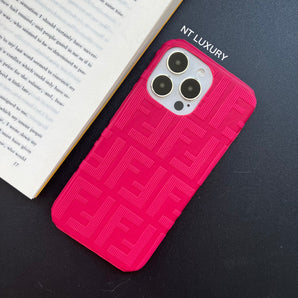 Étui de téléphone coloré et amusant (magenta) 