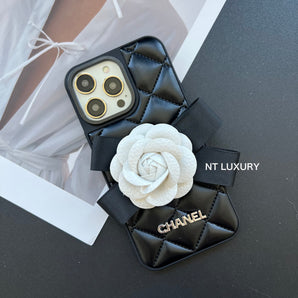 Coque de téléphone fille à fleurs 