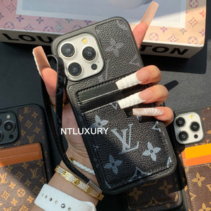 Étui Samsung traditionnel à pochette pour cartes avec cordelette (3 pièces) 