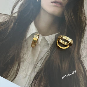 Gold Love Ring
