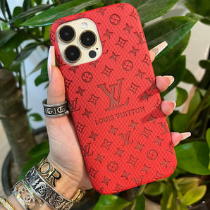 Étui de téléphone « Amour coloré » (rouge) 