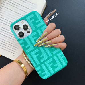 Étui de téléphone coloré et amusant (vert menthe) 