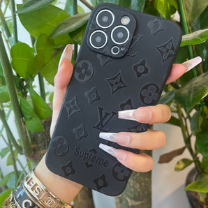 Black Trendy Phone Case ( Full M Love)