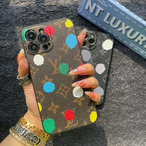 Coque de téléphone Yayoi Kusama Dots Love pour iPhone 
