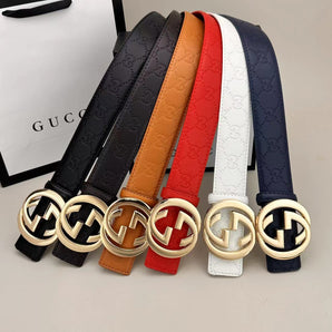 Classic Colored Good Belt (Gold Buckle)