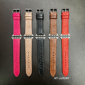 Niedliches Uhrenarmband aus Kunstleder für iWatch 