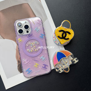 Lila Cool Case mit MagSafe-Halterung 