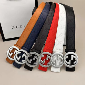 Classic Colored Good Belt (Silver Buckle)