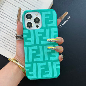 Étui de téléphone coloré et amusant (vert menthe) 