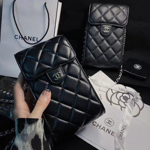 Classic Diamond Plaid Phone Bag