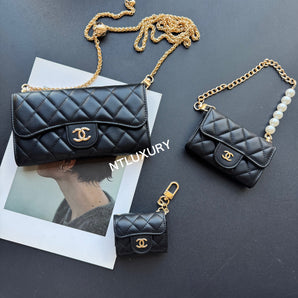 Coco Fine Wallet 3 Set (Black)