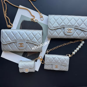 Coco Fine Wallet 4er-Set (Silber)