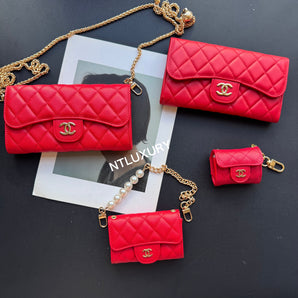 Coco Fine Wallet 4er-Set (Rot)