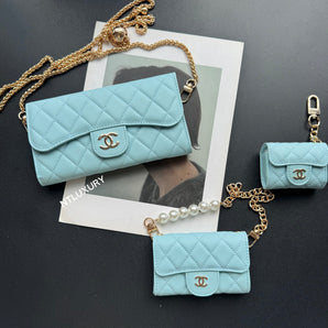 Coco Fine Wallet 3 Set (Baby Blue)
