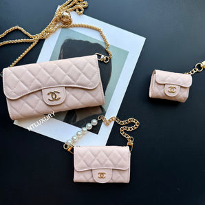 Coco Fine Wallet 3 Set (Baby Pink)