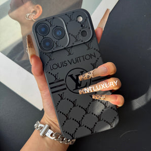 Coque de téléphone noire tendance (Aime-moi) 