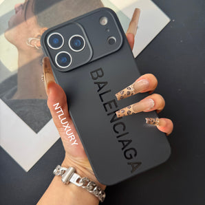 Black Trendy Phone Case ( Cute B)