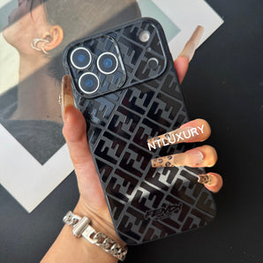 Étui de téléphone noir tendance (FF) 