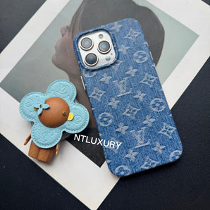 Étui de téléphone Blue Love avec support Magsafe