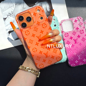 Orange Color Love Phone Case