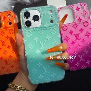 Orange Color Love Phone Case