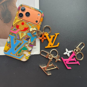Colorful Love for Life Phone Case with Pendant (Colorful)