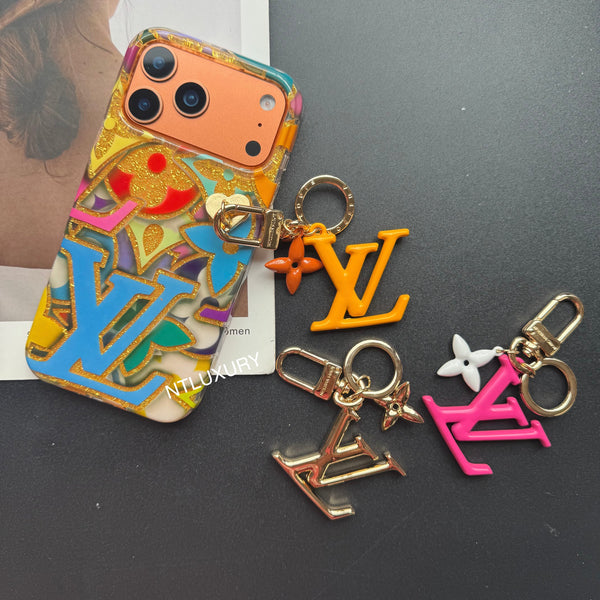 Colorful Love for Life Phone Case with Pendant (Colorful)