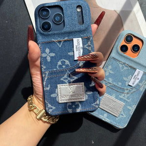 Cowboy Love Girl Phone Case with Card Pocket
