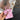 Floral Cute Love Mini Purse With Chain For All Cute Things (Pink)