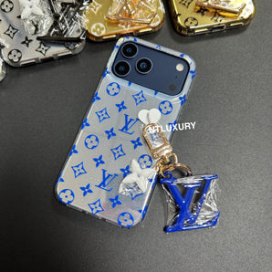 Cyber Girl Love Phone Case With Pendant